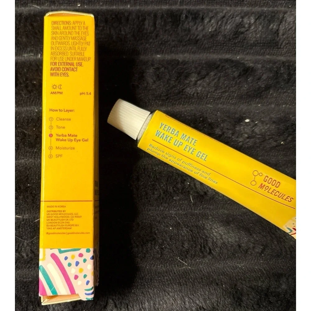 NEW‎ Good Molecules Yerba Mate Wake Up Eye Gel, Reduces Puffiness & Fine Lines